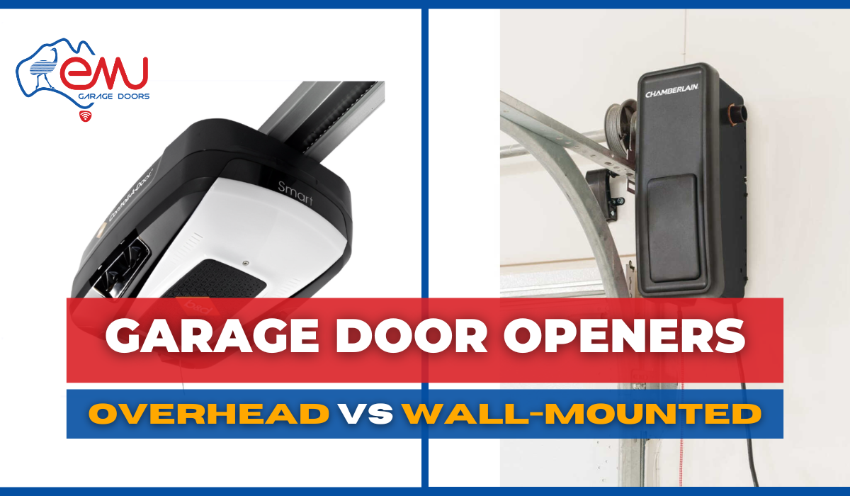 overhead and wall-mounted garage door openers